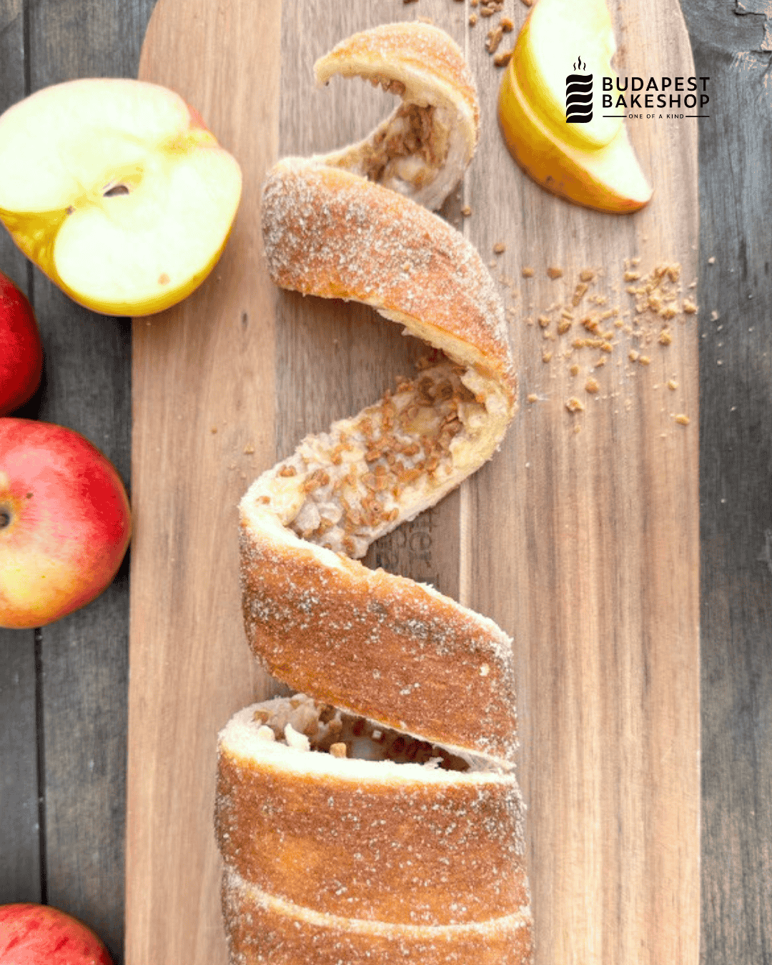 Budapest Bakeshop_Seasonal Chimney Cakes_Apple Skor