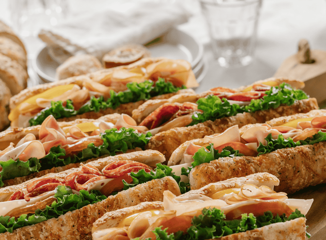 budapest bakeshop savoury chimney sandwiches, famous chimney sandwiches