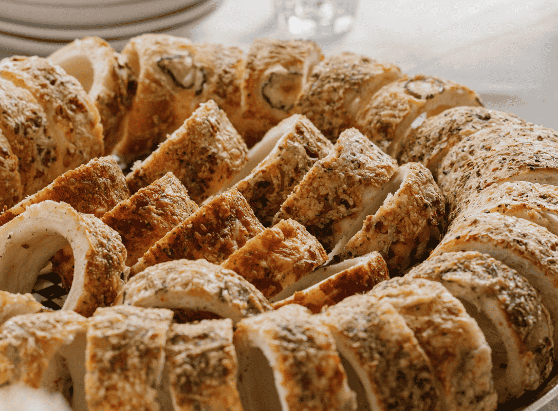 budapest bakeshop savoury chimney ring catering tray